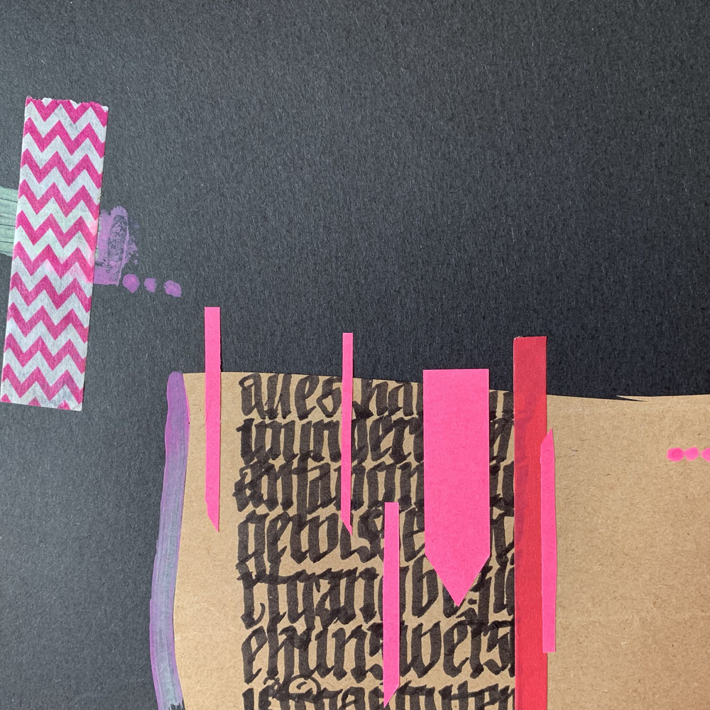 Freie Kalligrafie. Schrift wird Ornament 14.03.2026